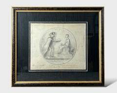 John HB Doyle "New Coronation Medal" Antique Print with Subscribers Copy Embossing High Quality Framing