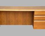 MCM Mid Century Modern Teakwood 3 Drawer Desk