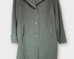 L.L.BEAN Lambswool, Hunter Green Long Line Winter Coat, Sz 16-PET