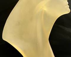 1962 David Fisher Stargazer Lucite Sculpture Bust Art Deco Women MId Century Modern MCM