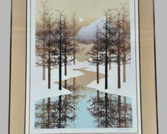 James Hagen Pencil Signed Litho Framed Snow Pass 241/300