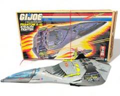 Vintage GI Joe Phantom X-19 Stealth Fighter In Original box in complete condition
