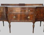 20th Century Alliance Furniture Co NY Mahogany Credenza Buffet Dovetailed