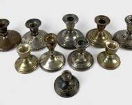 Sterling Weighted Candle Holders