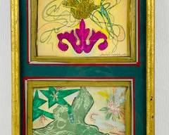 Joabel Croce Framed Mix Media Art Work