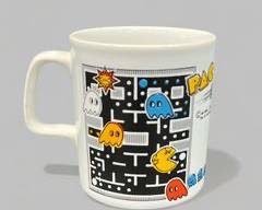 Vintage 1980 PAC Man Kiln Crafte Coffee Mug