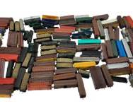 Huge Lot of HO Scale Model Train Cars Including Oil Cars, Box Cars, Dirt Movers and More