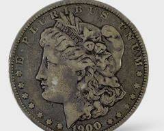 1900 Morgan Silver Dollar Coin