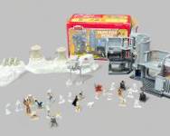 Vintage 1982 Star Wars Kenner Battle for Hoth and Death Star World Micro Collection Play Sets INCOMPLETE