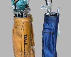 2 Vintage Golf Club Sets - Walter Hagen Palm Springs, Wilson & Strato Bloc