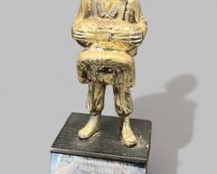 Vintage 187th Infantry Airborne Division Trophy Presented to Lt Antonio Muera III