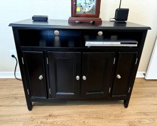 Signature Design Carlyle Expresso TV Stand | Media Console | Foyer Entrance Cabinet