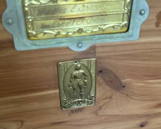 ART DECO  Waterfall Style Cedar Chest 