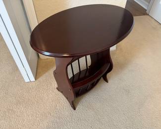 Mahogany Side Magazine Table