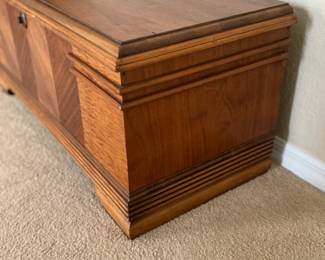 ART DECO Waterfall Style Cedar Chest 