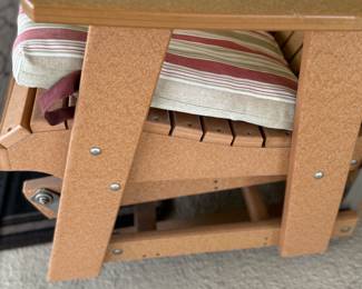 POLYWOOD • Adirondack Loveseat Glider Nautical Grand Adirondack 