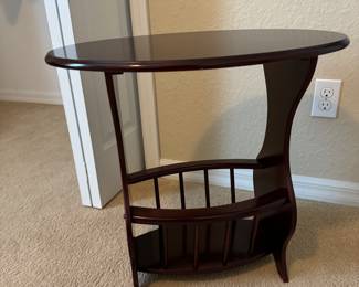  Mahogany Side Magazine Table