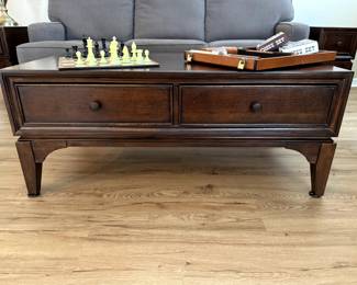 Solid Wood 2 Drawer Cocktail/Coffee Table | Dovetail