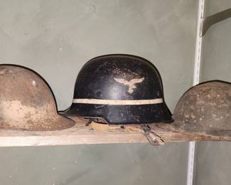 German war helmets