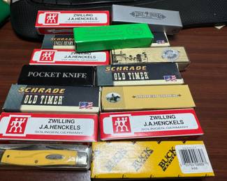 CASE, MARBLES, ZWILLING, BUCK AND MORE 