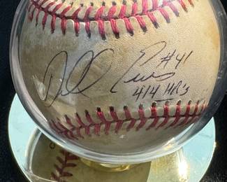 SIGNED BASEBALL 