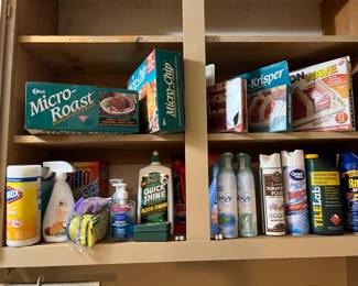 CLEANING SUPPLIES, ETC.