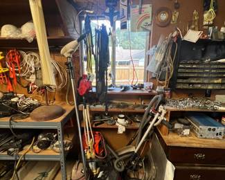 A FEW ITEMS IN PIC MAY NOT BE FOR SALE.  THESE PICS WILL BE UPDATED SOON! PLEASE CHECK BACK! NO PRESALES ON SHED/SHOP ITEMS!