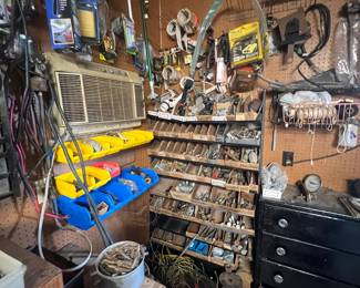 A FEW ITEMS IN PIC MAY NOT BE FOR SALE.  THESE PICS WILL BE UPDATED SOON! PLEASE CHECK BACK! NO PRESALES ON SHED/SHOP ITEMS!
