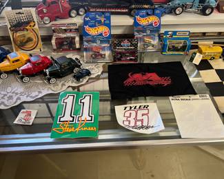 COLLECTION OF CARS AND SPORTS MEMORBILIA 