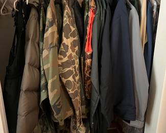 MENS HUNTING GEAR/JACKETS
