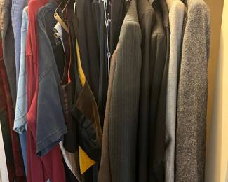 MENS CLOTHING, SOME VINTAGE