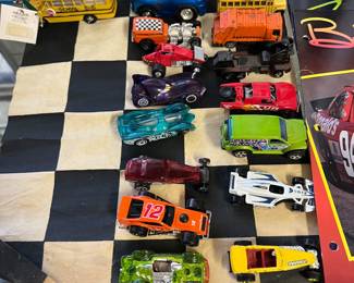 COLLECTION OF CARS AND SPORTS MEMORBILIA 