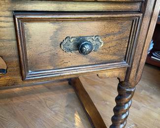 Front view of the desk by Sligh