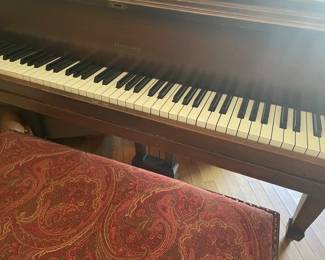 A view of the piano key board