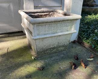 Cement planter - 2 available