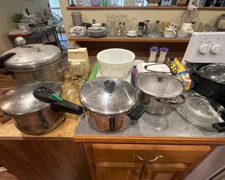 Pressure cooker, pots & pans