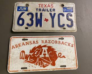 Vintage License Plates