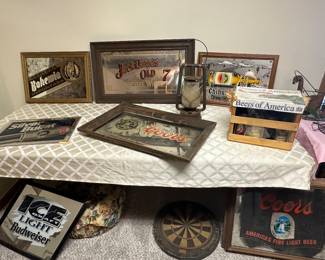 Jack Daniel's, Coors, Budweiser and more mirrored bar signs