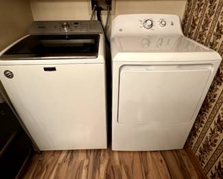 Maytag Top Load Washer, GE Dryer