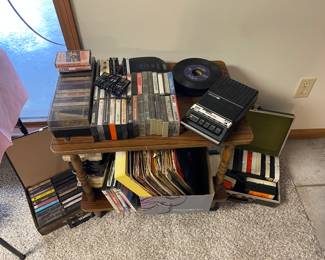 Vinyl Records, Cassettes, 8-Tracks