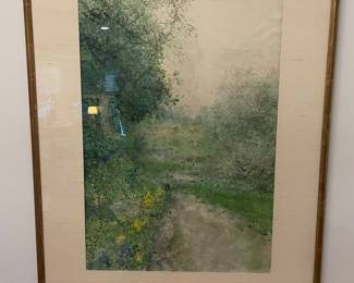 Original Watercolor by Chen Chi