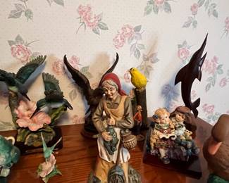 assorted figurines