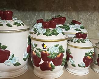apple canister set