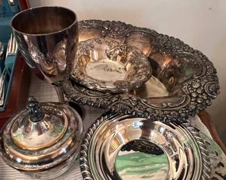 assorted silverplate
