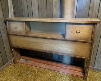 bassett full size mid century bedroom set