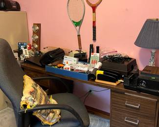 assorted office equipment