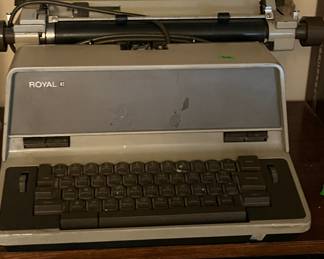 vintage royal electric typewriter