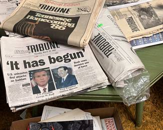 assorted vintage papers