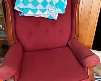 red chair to match sofa