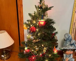 christmas tree with bubble lights